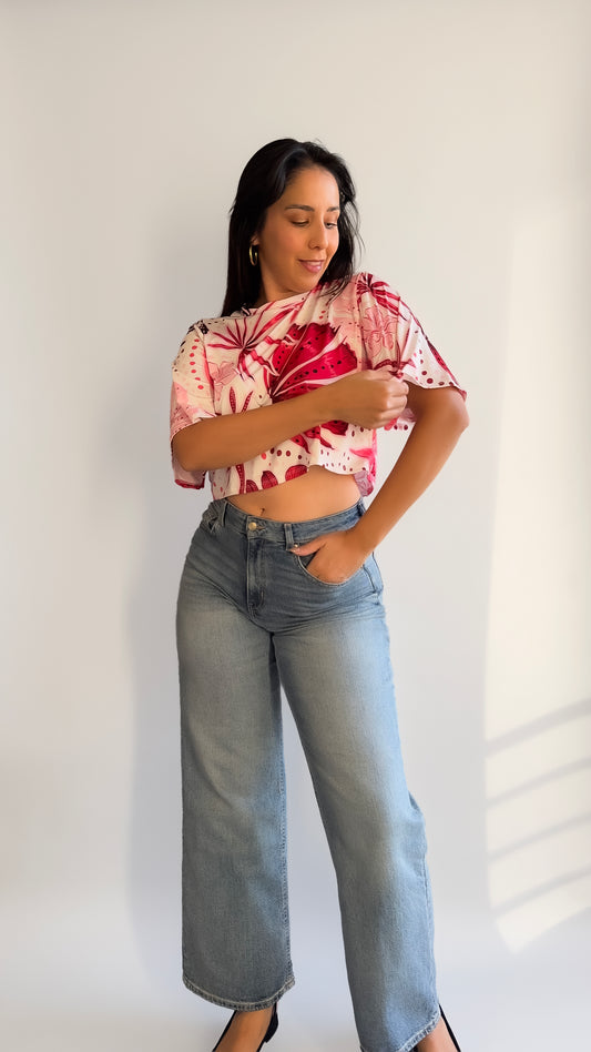 Crop Top Flora