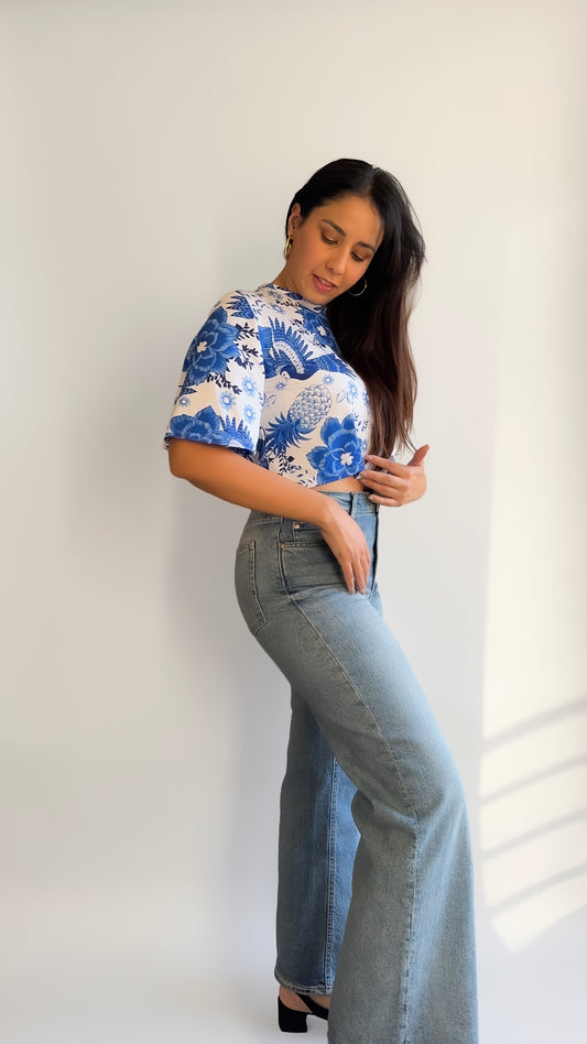 Crop Top Flora