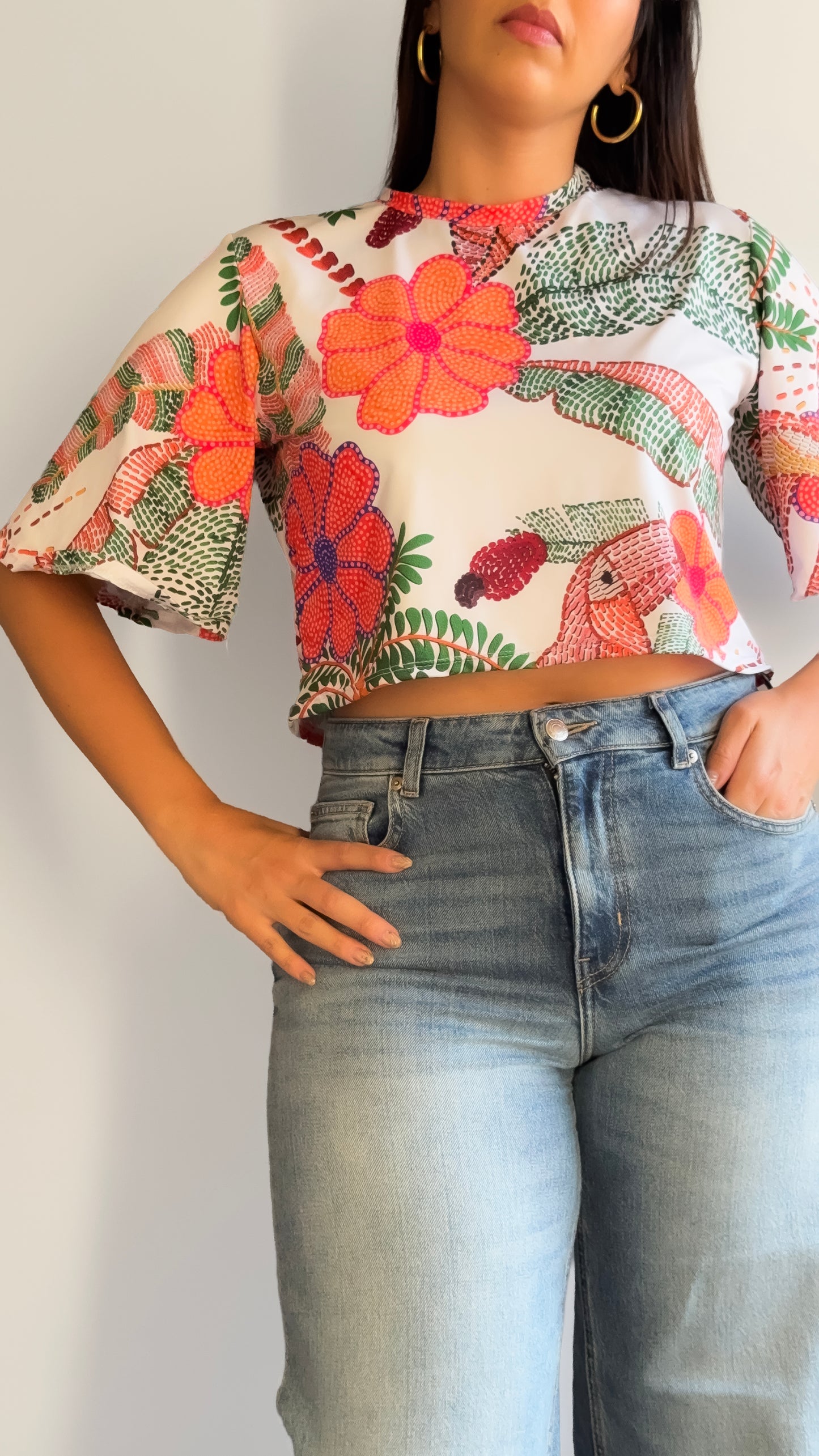 Crop Top Flora