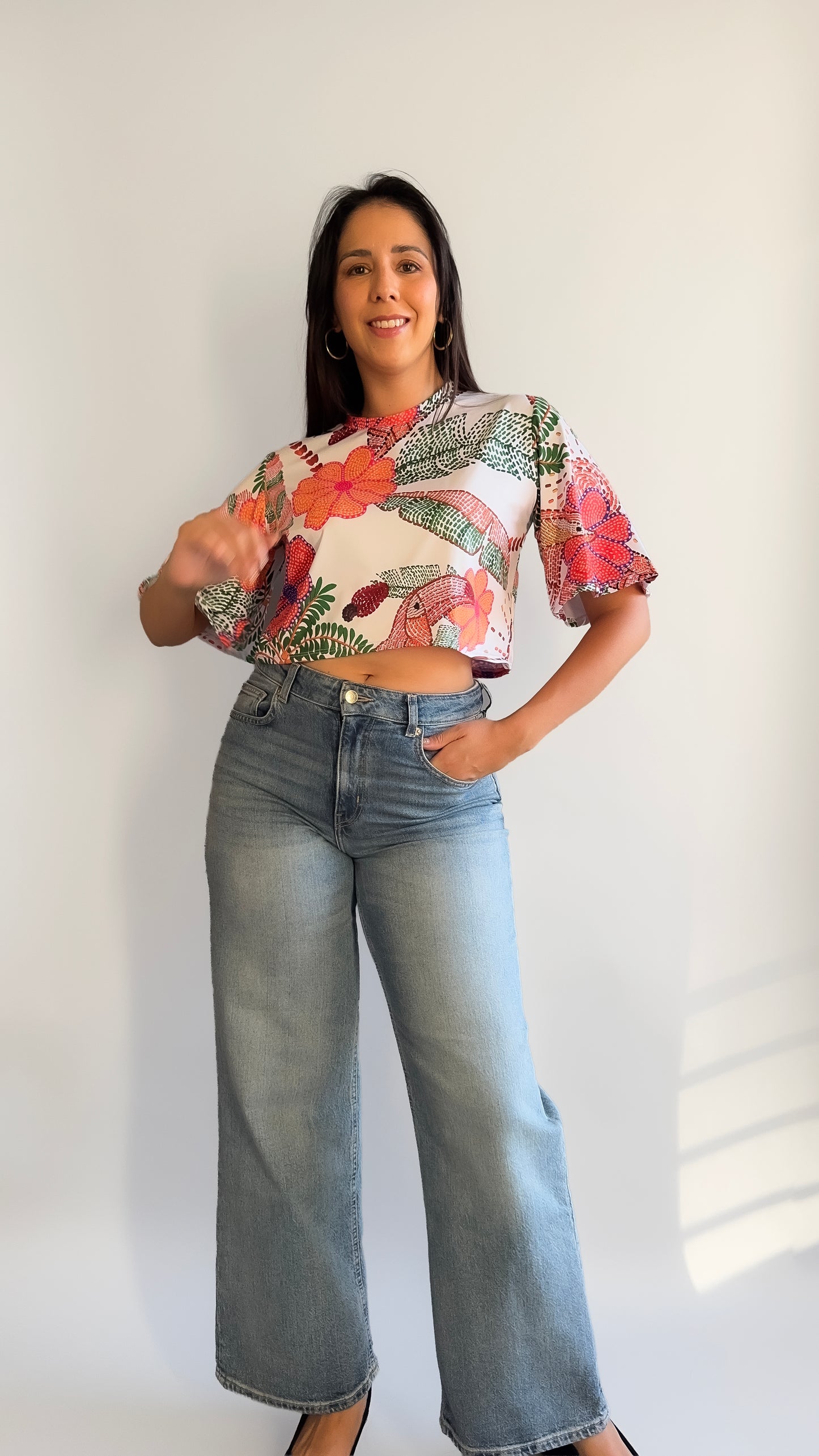 Crop Top Flora