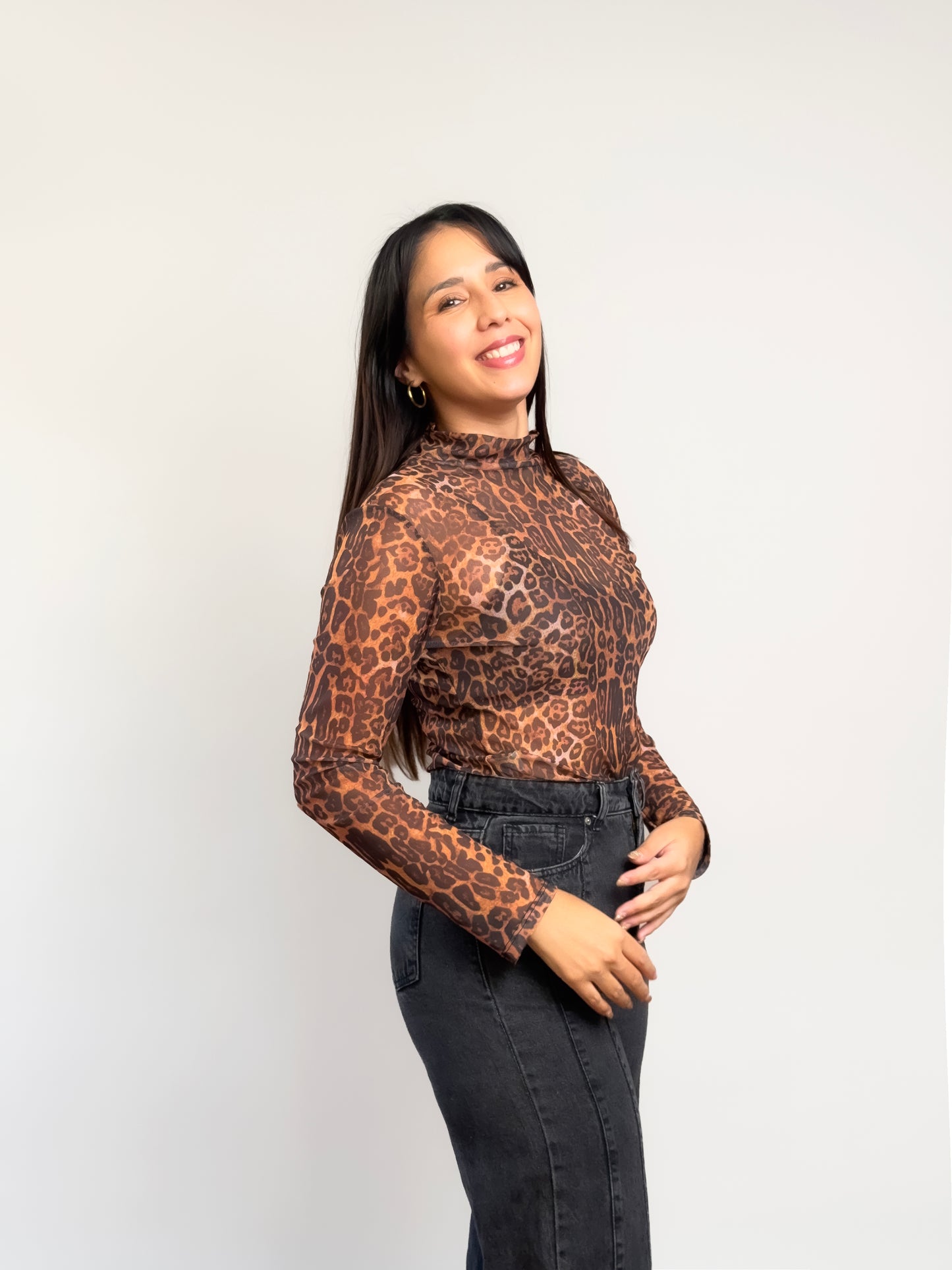 Body Leopard Mesh