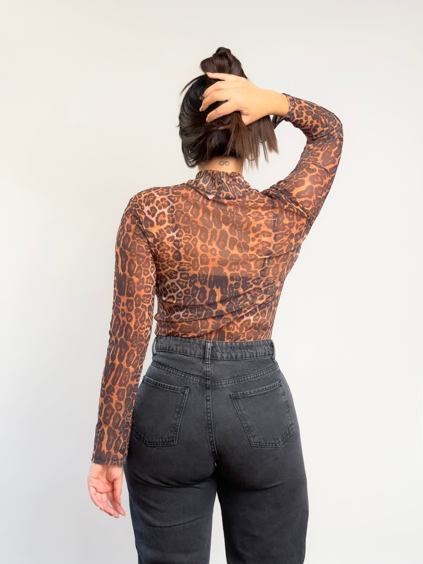 Body Leopard Mesh