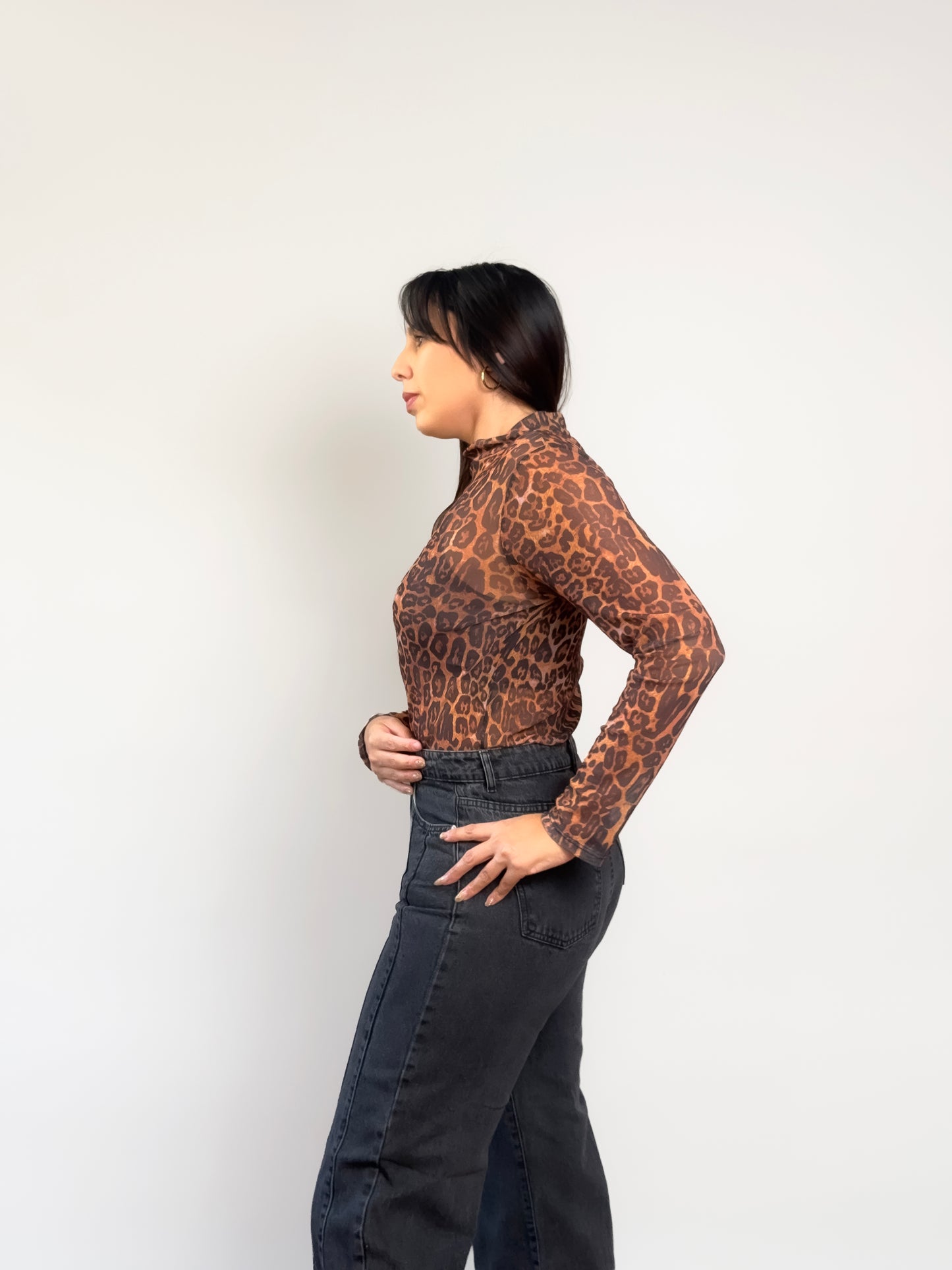 Body Leopard Mesh